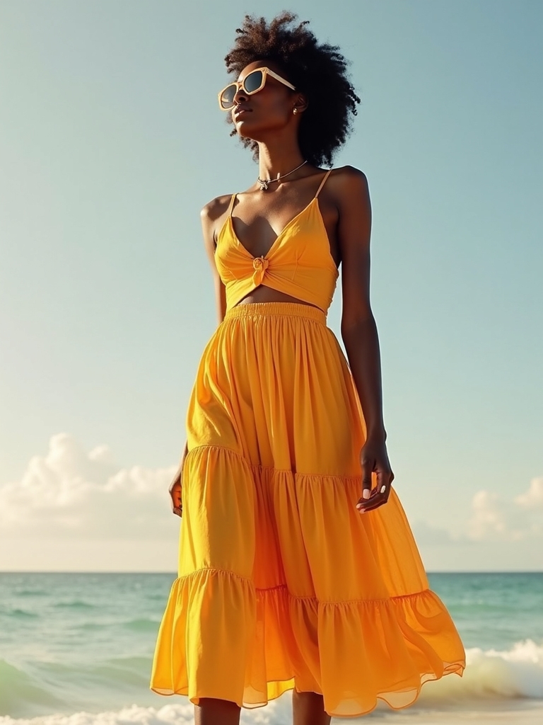 lightweight tiered skirt styles