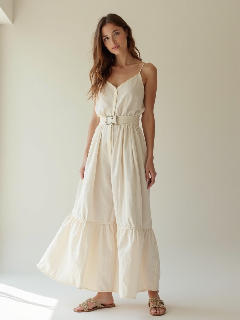 linen maxi summer style