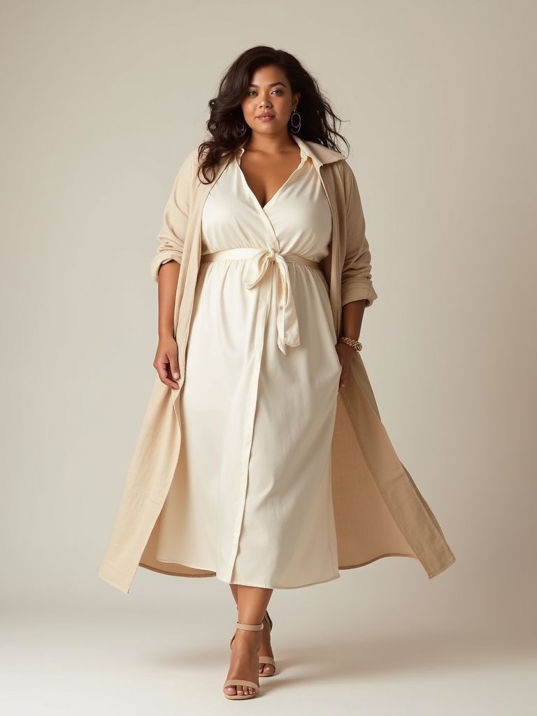 luxe fabrics for plus size
