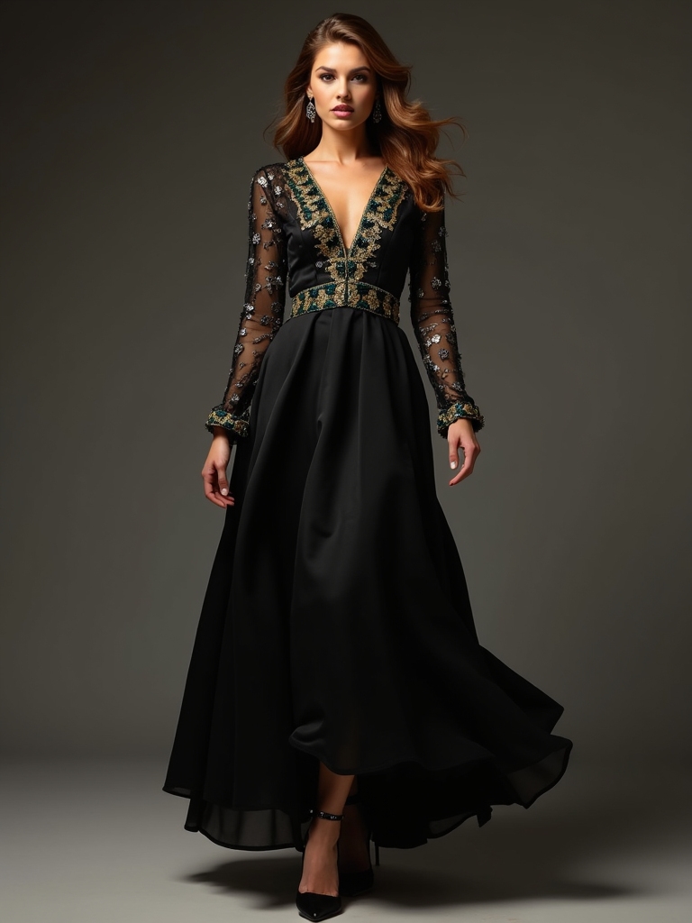 modern black dress versatility