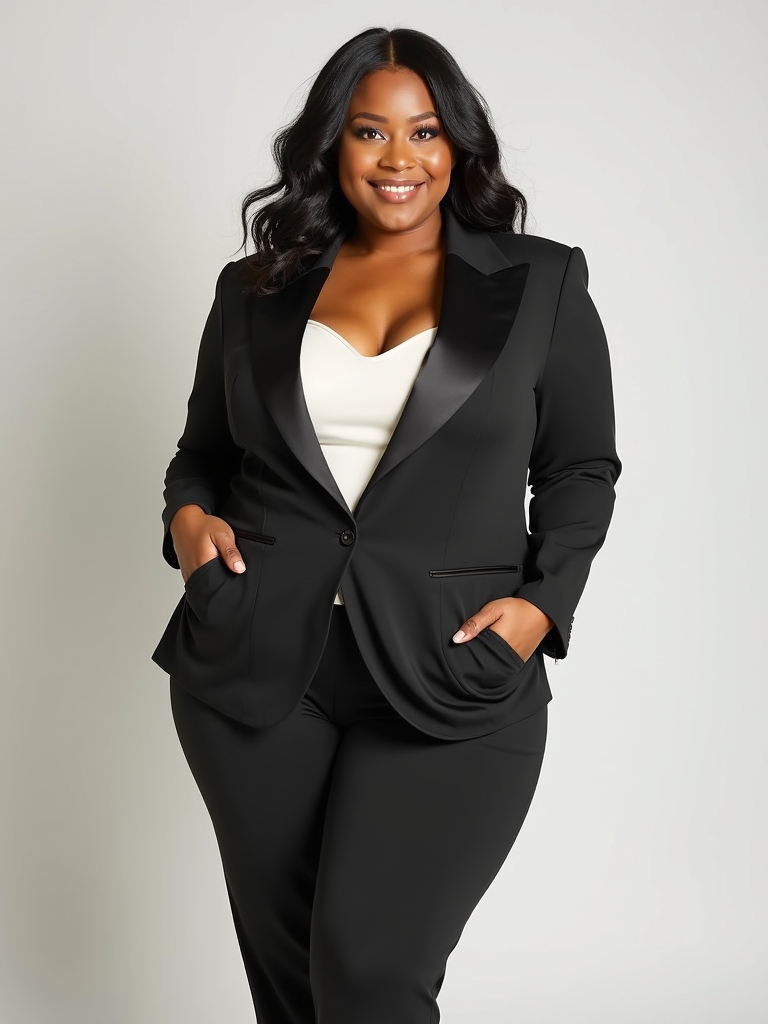 monochrome style for confidence