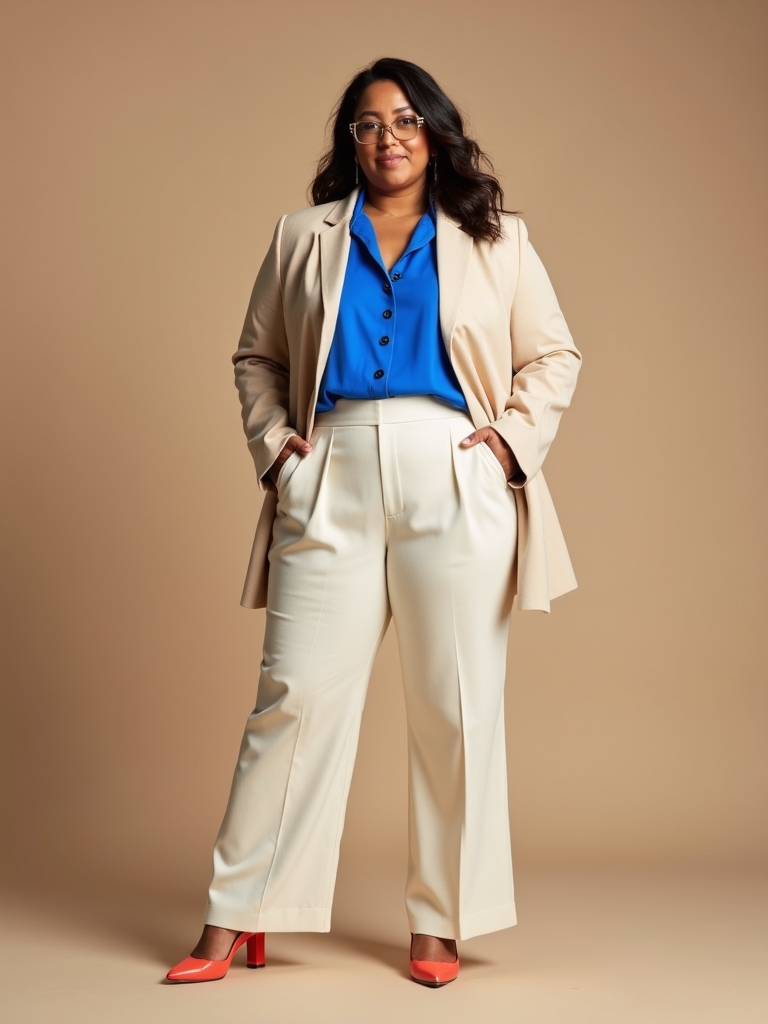 neutral base bold accents