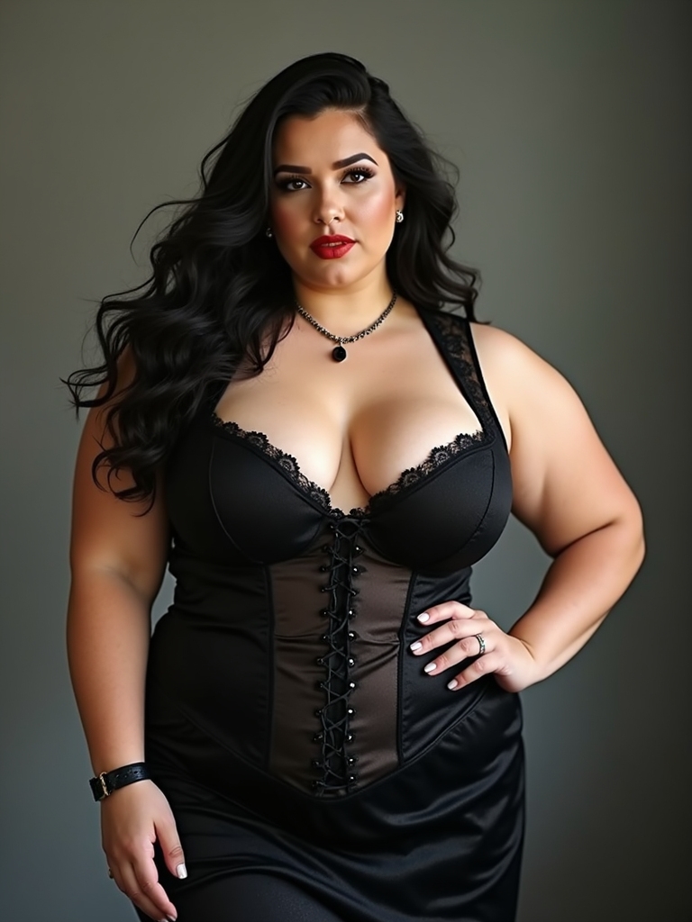 plus size goth summer