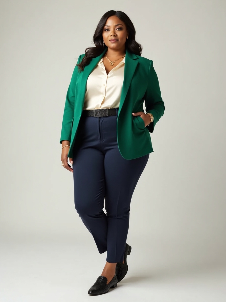 plus size spring workwear ideas