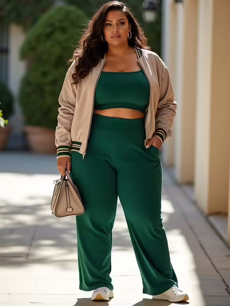 plus size summer athleisure