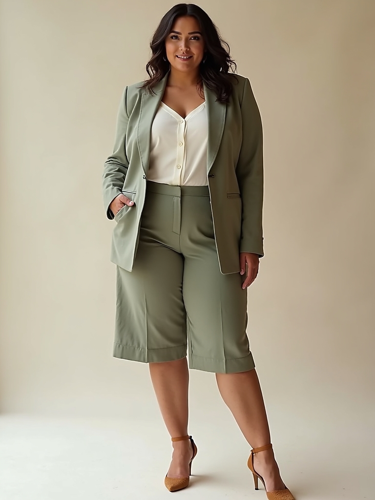 plus size summer office outfits