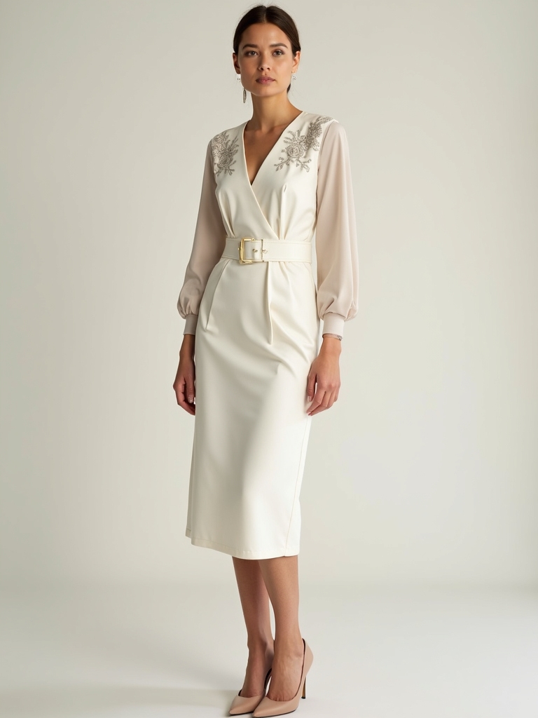 polished floral work dresses