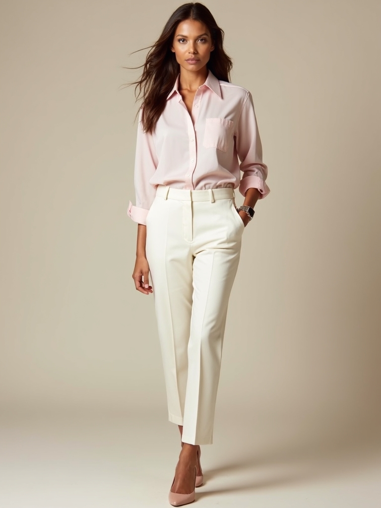 polished spring workwear duo