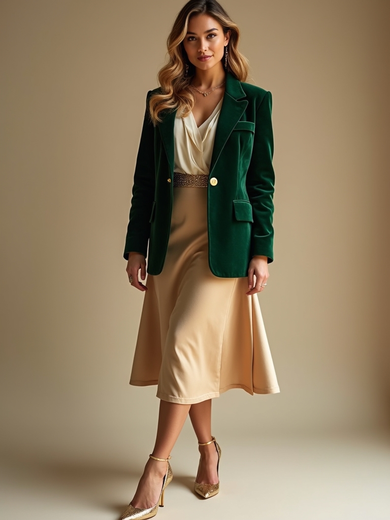 refined metallic neutral accents