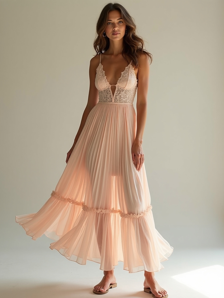 ruffles lace playful elegance