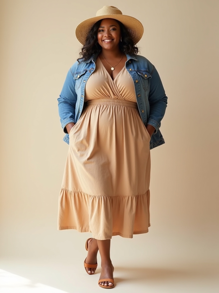 simple plus size capsule wardrobe
