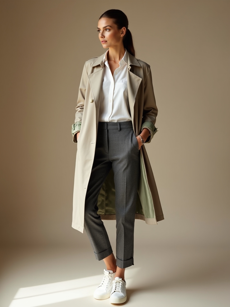 sneaker ready spring work wardrobe