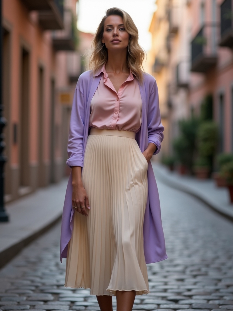 soft romantic pastel fashion