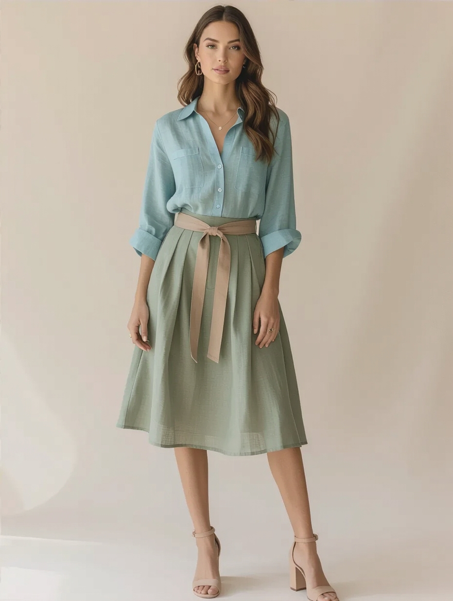 soft summer capsule wardrobe