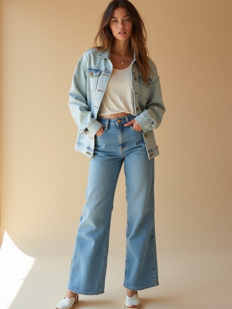 spring casual jeans outfits