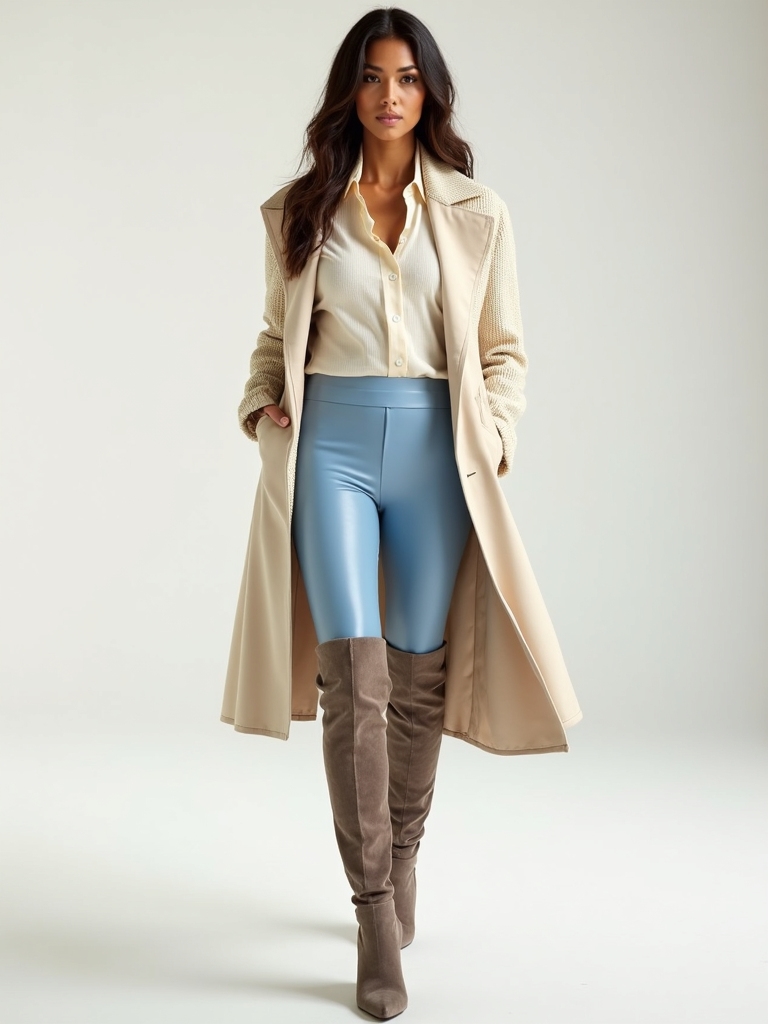 spring legging outfit ideas
