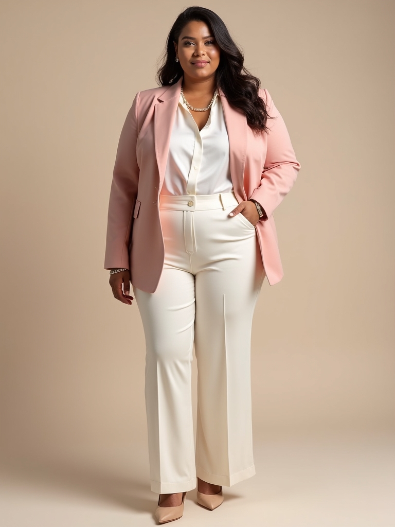 spring plus size power wardrobe