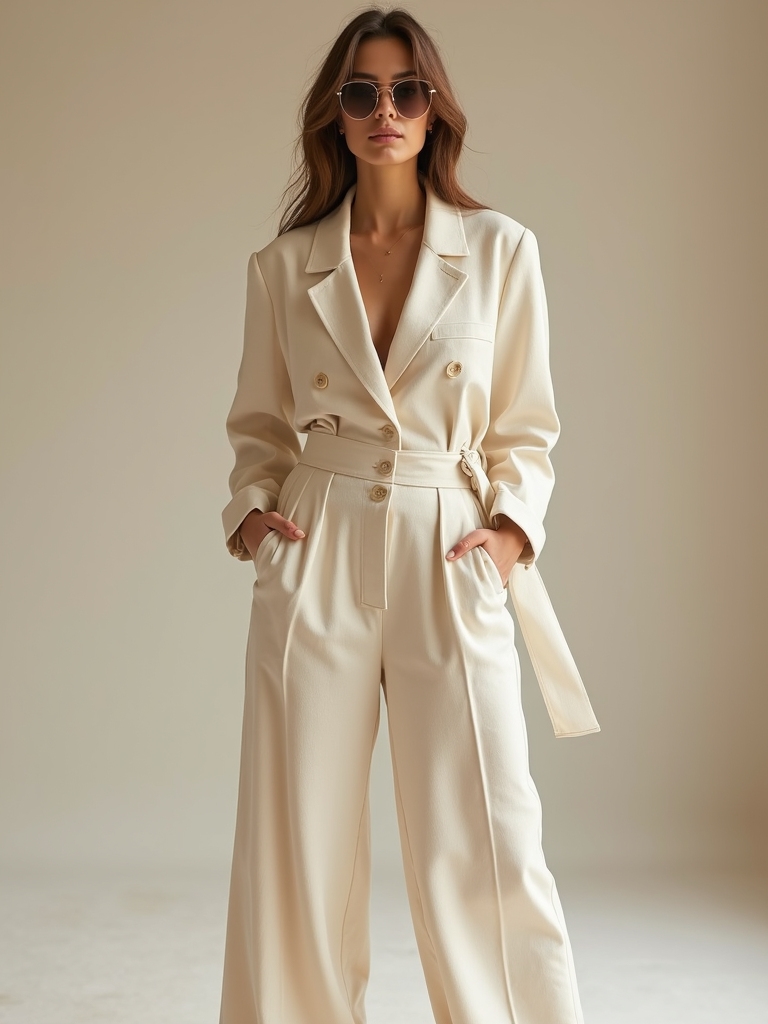 structured linen warm weather chic