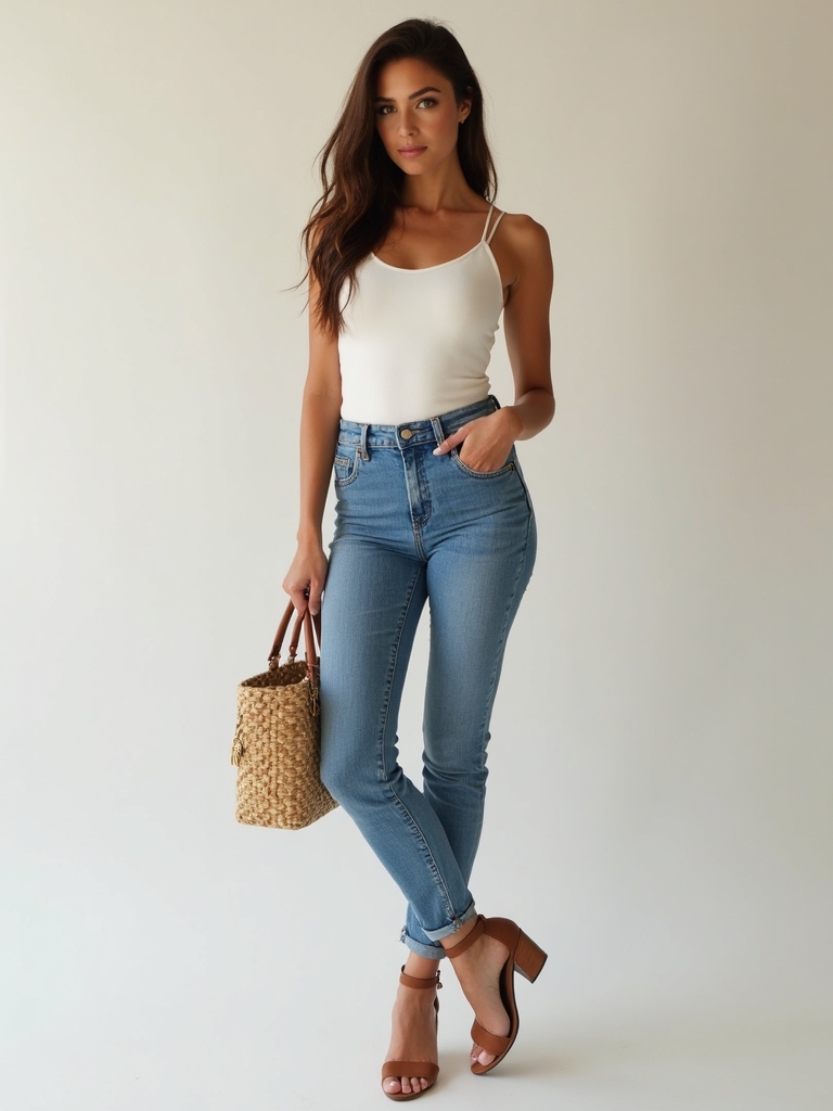 summer casual jeans outfits