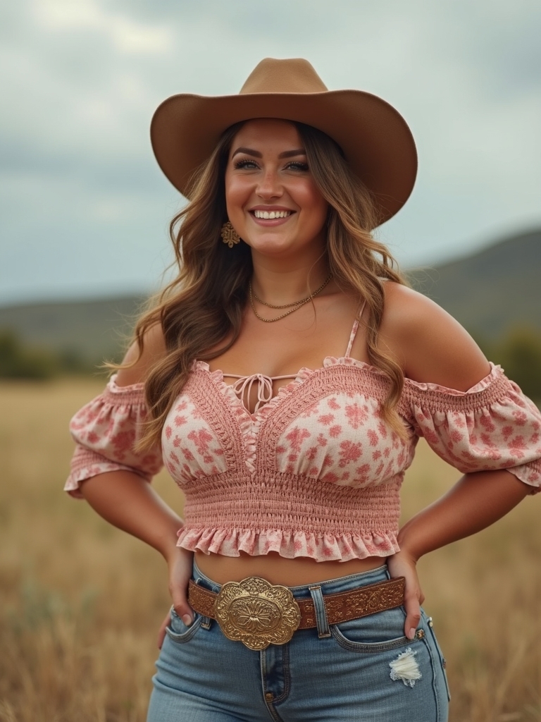 summer outfits for curvy cowgirls