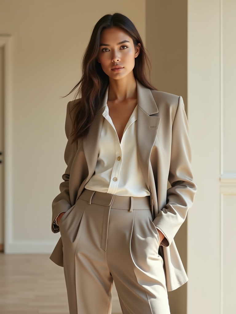 versatile neutral suit combinations