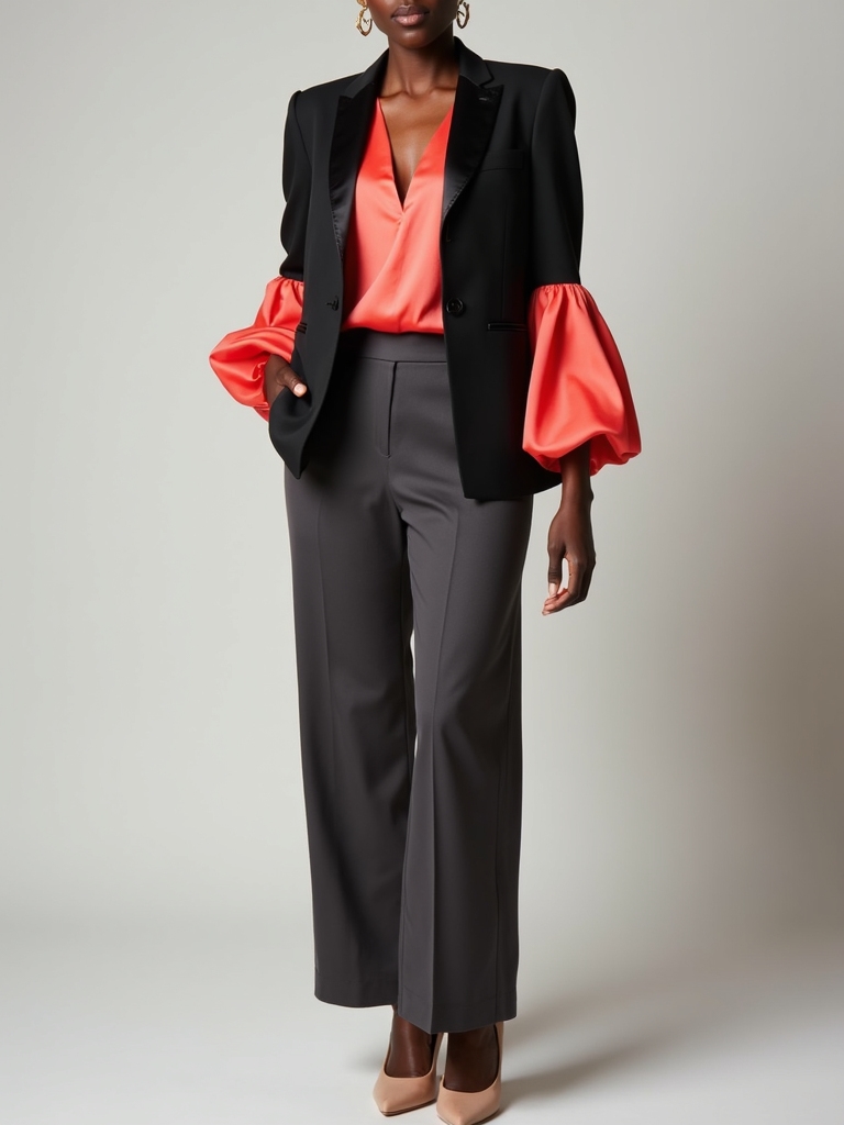 vibrant accent tops elevate professionalism